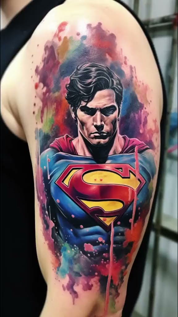 Anyone else have a cool Superman tatoo? : r/superman